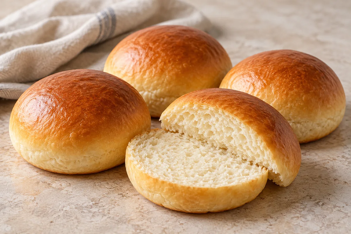 Beautiful Burger Buns — AI-generated recipe illustration