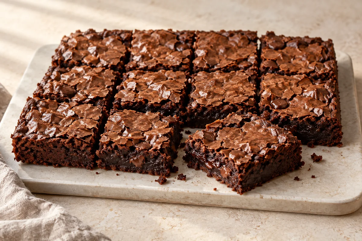 Fudge Brownies — AI-generated recipe illustration