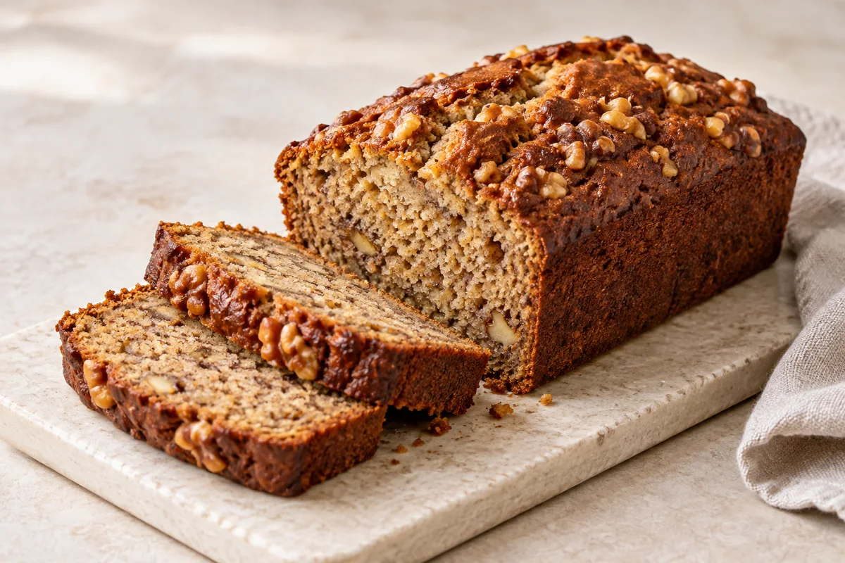 Whole Grain Banana Bread — AI-generated recipe illustration