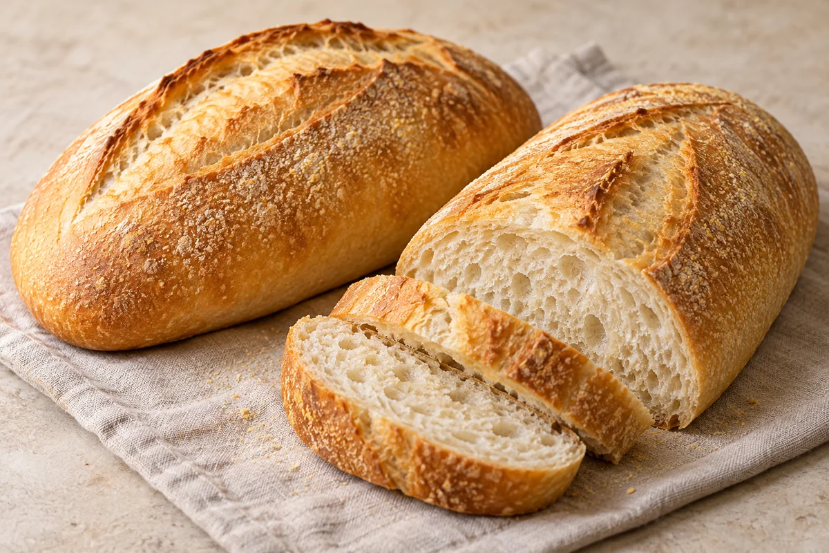 The Easiest Loaf of Bread You'll Ever Bake — AI-generated recipe illustration