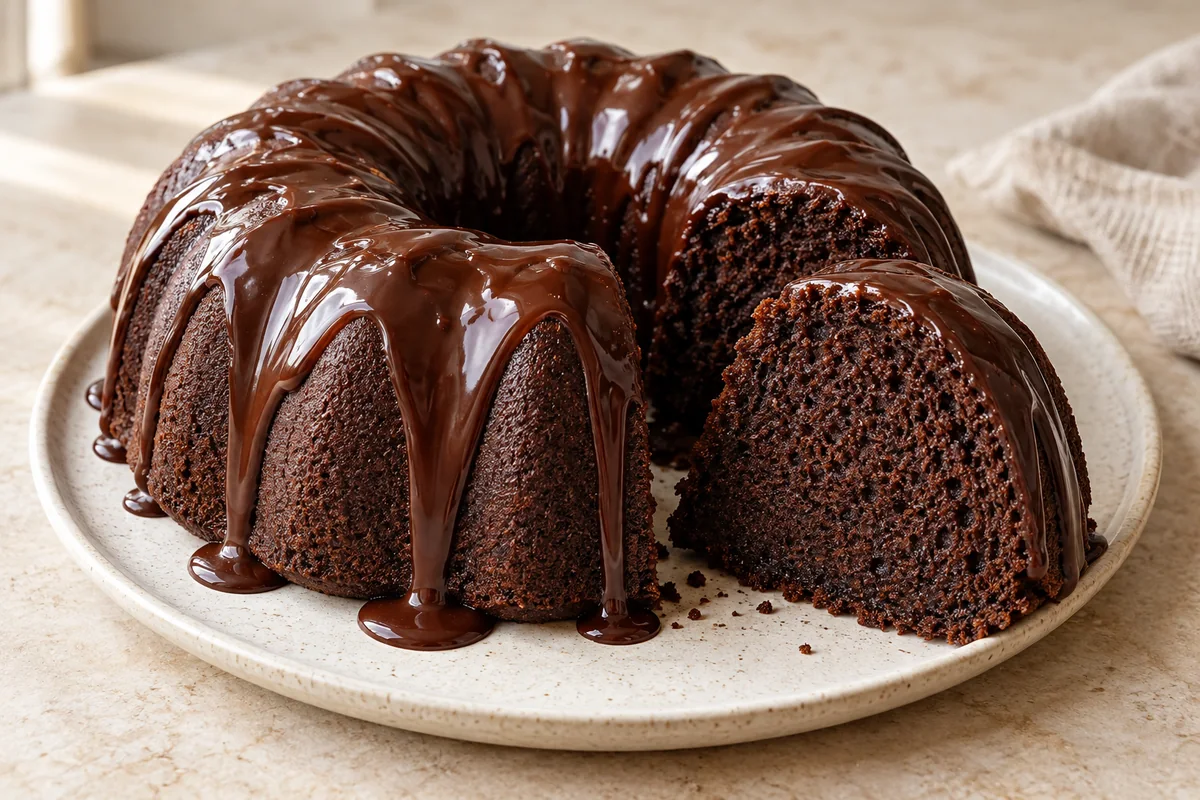 Chocolate Fudge Bundt Cake — AI-generated recipe illustration