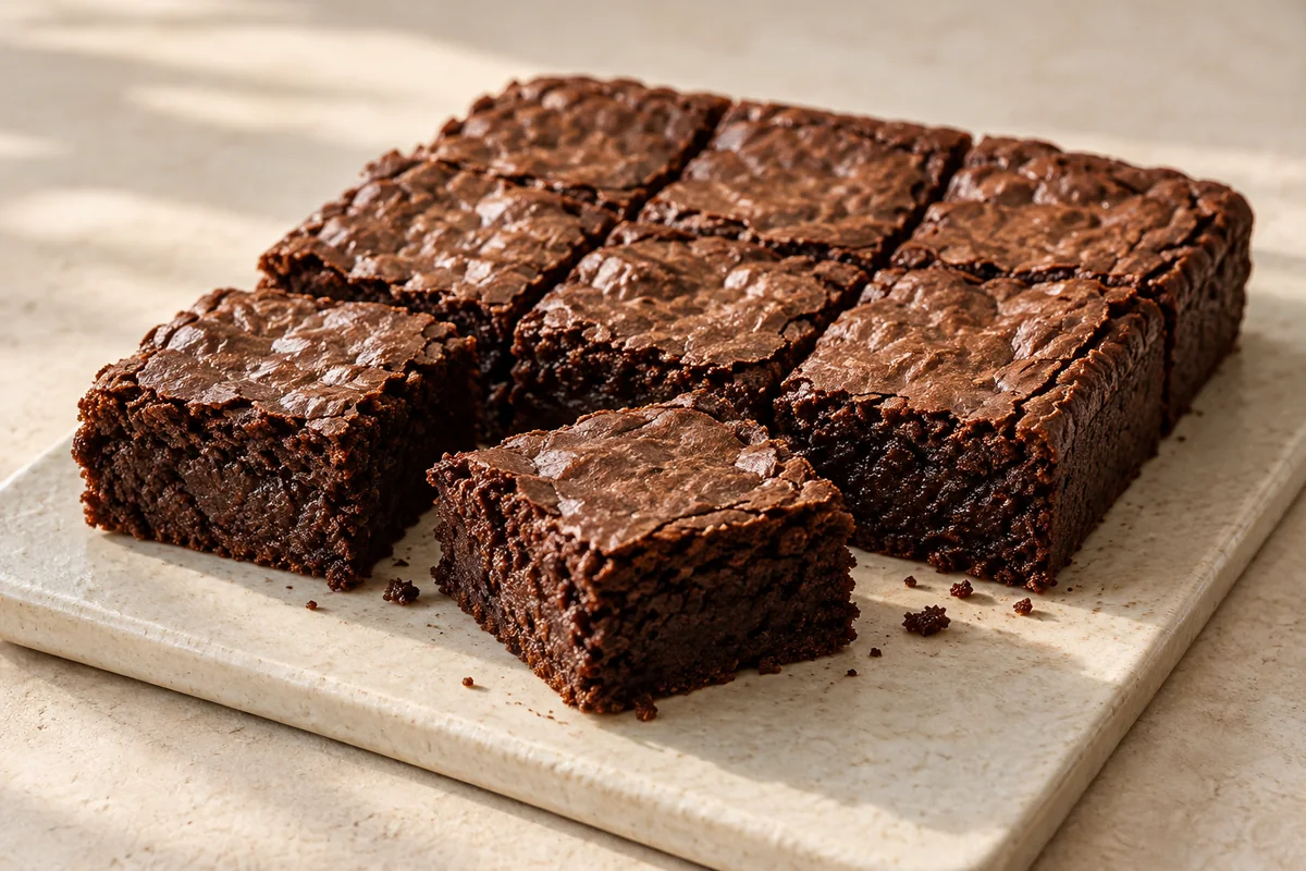 Almond Flour Brownies — AI-generated recipe illustration