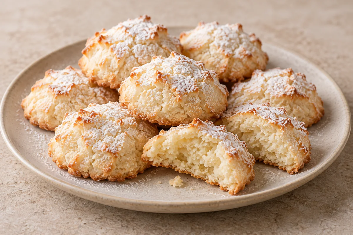 Almond Cloud Cookies — AI-generated recipe illustration