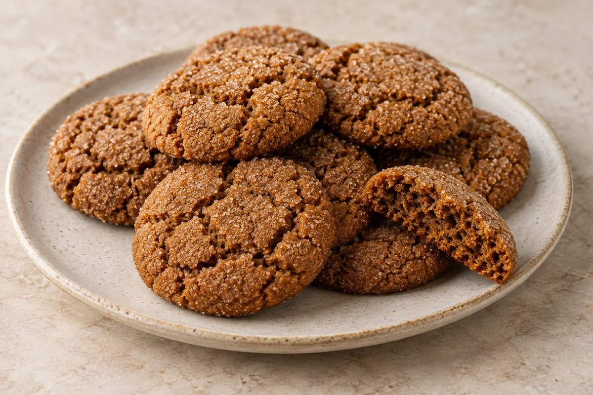 Gingersnaps — AI-generated recipe illustration