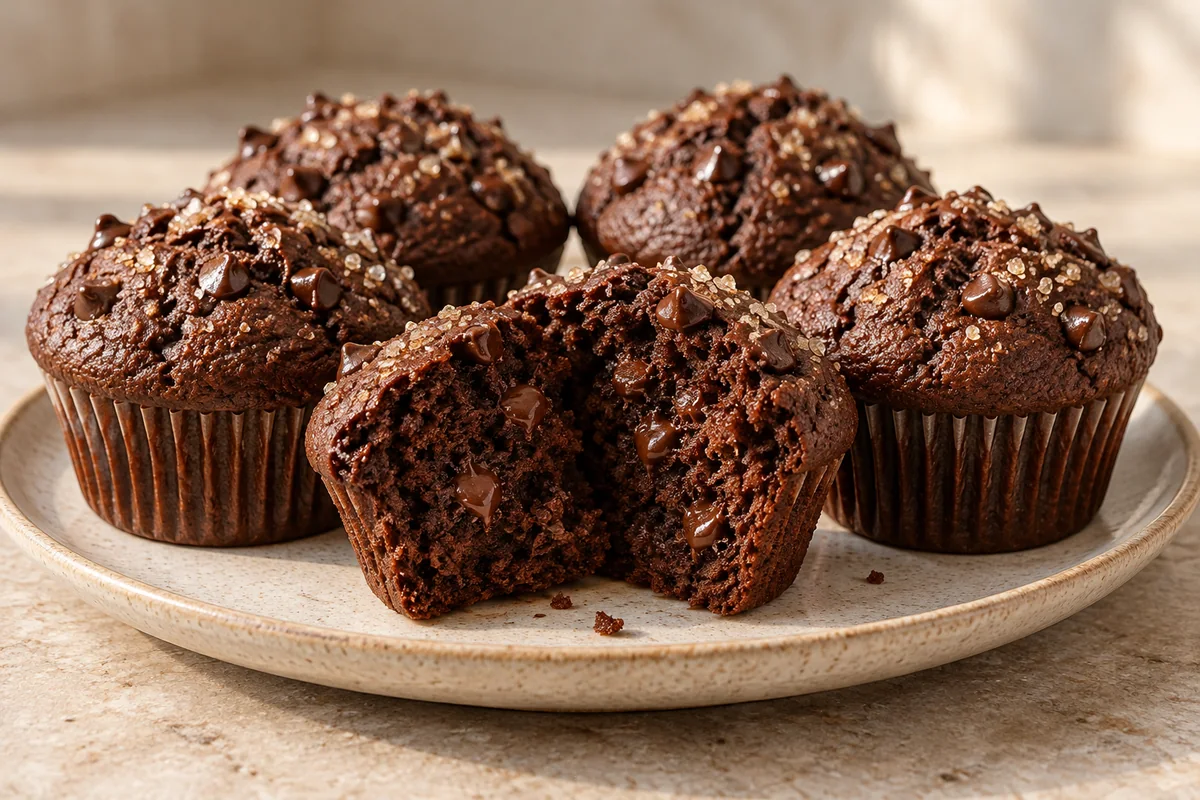 Chocolate Breakfast Muffins — AI-generated recipe illustration