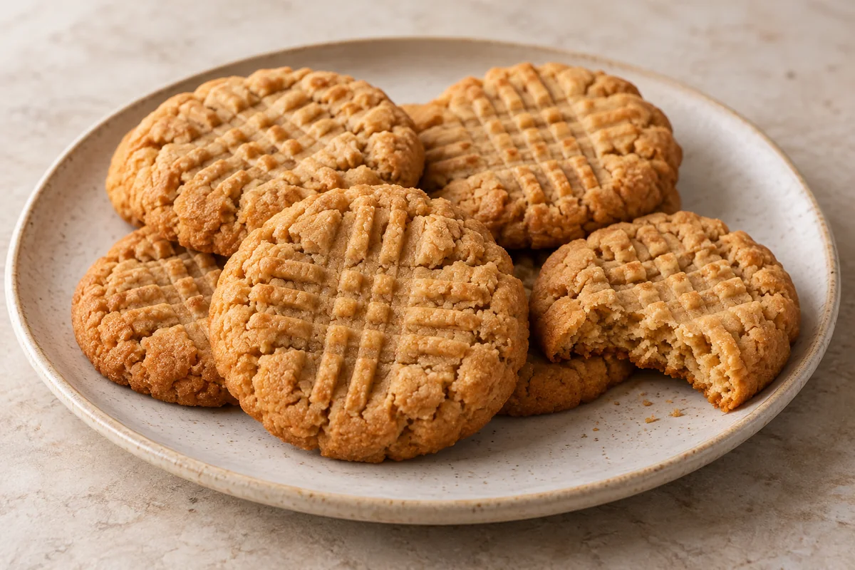 Classic Peanut Butter Cookies — AI-generated recipe illustration