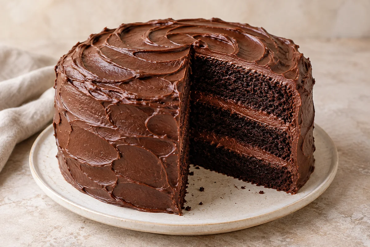 Chocolate Stout Cake — AI-generated recipe illustration