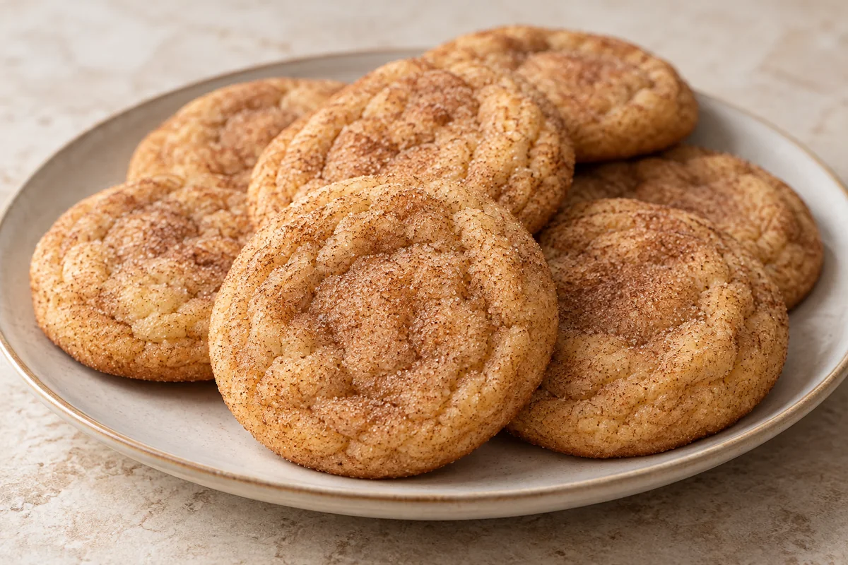 Buttery Snickerdoodles — AI-generated recipe illustration