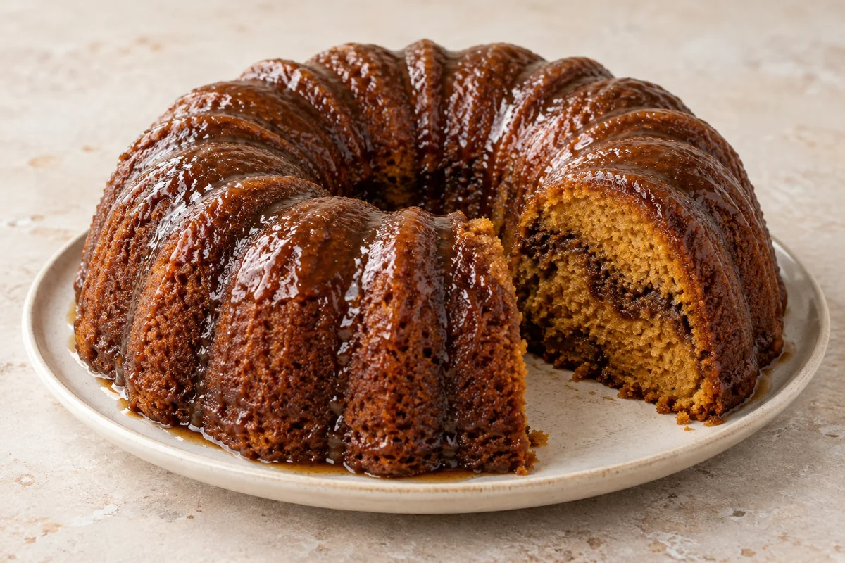 Pumpkin Espresso Bundt Cake — AI-generated recipe illustration