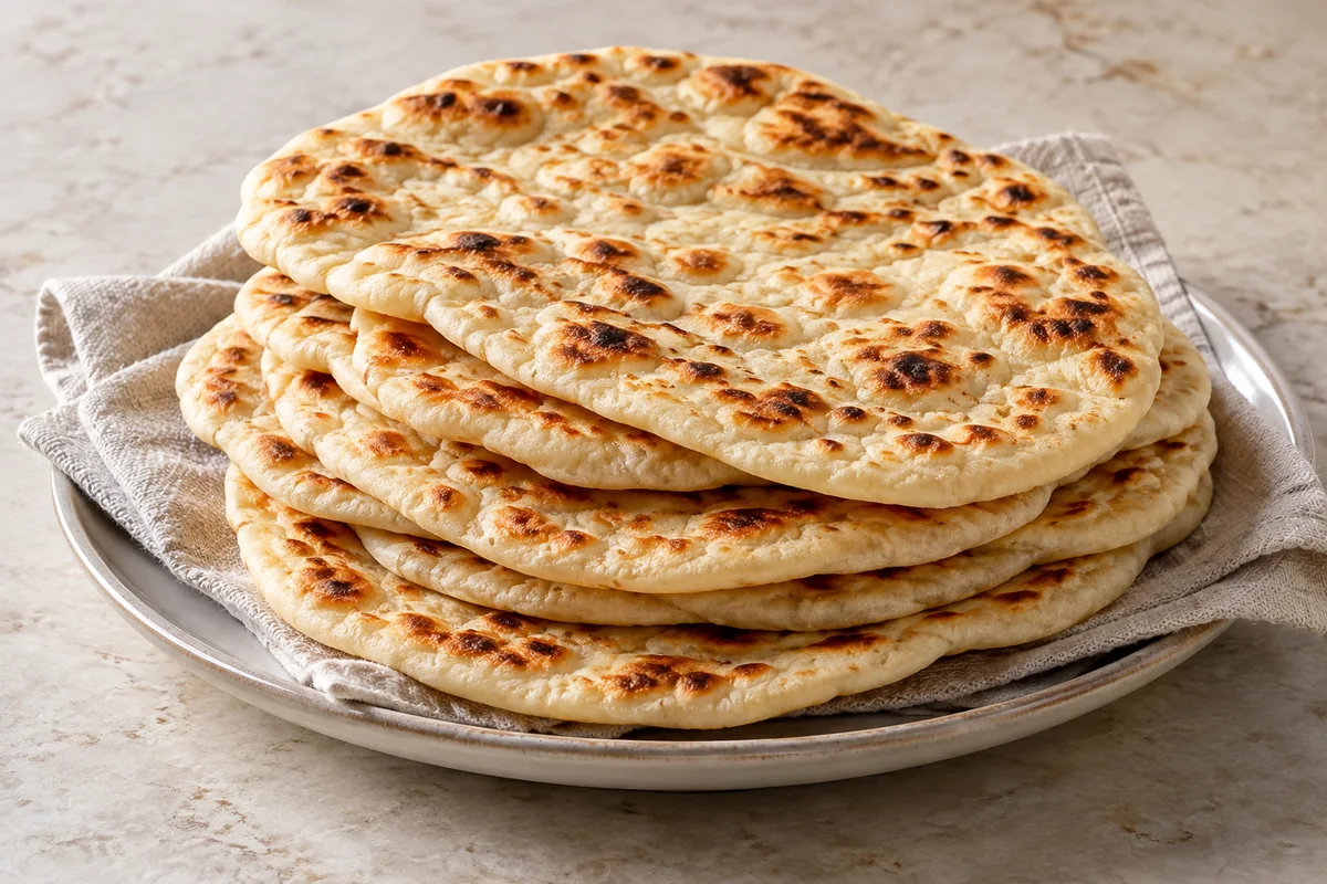 Quick and Easy Flatbreads — AI-generated recipe illustration