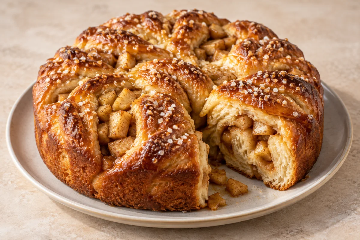 Harvest Apple Challah — AI-generated recipe illustration