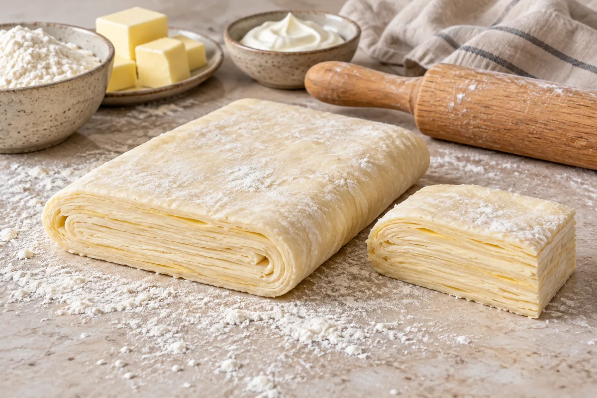 Fast and Easy Puff Pastry — AI-generated recipe illustration