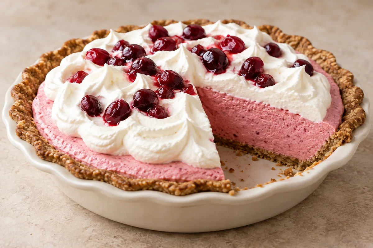 Cranberry Chiffon Pie — AI-generated recipe illustration