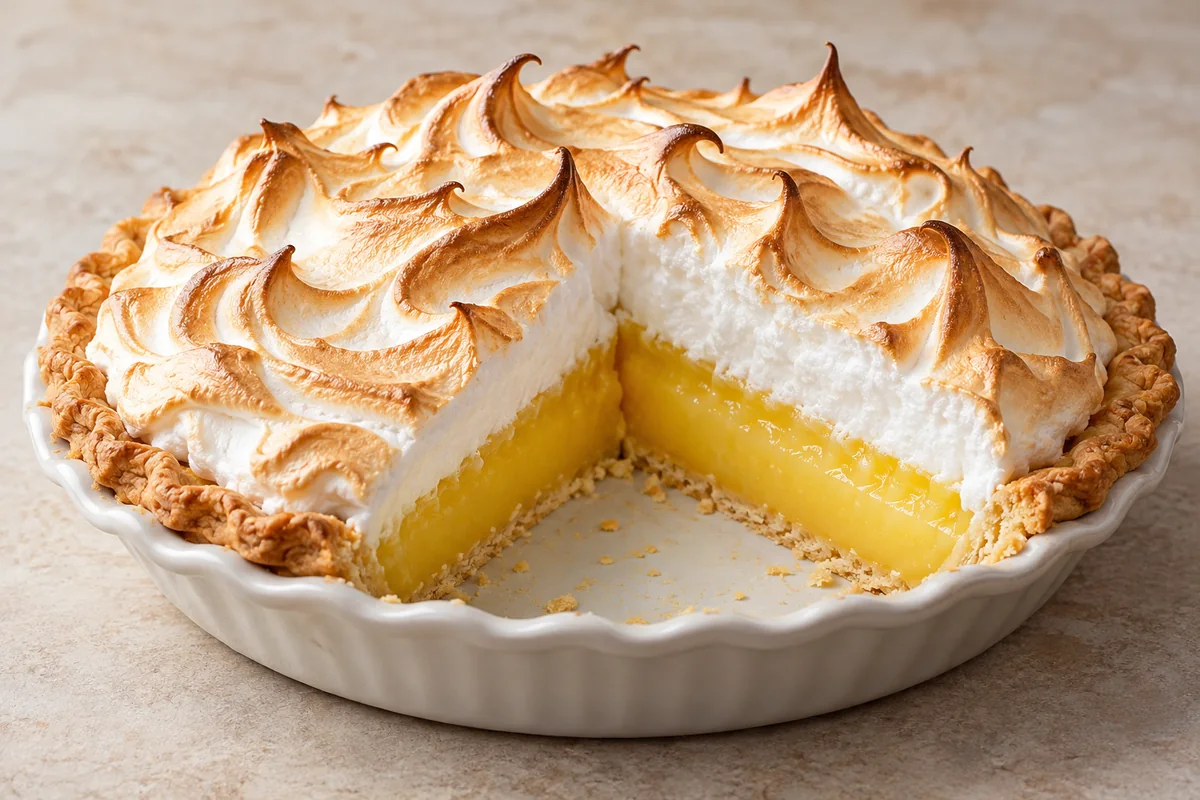 Classic Lemon Meringue Pie — AI-generated recipe illustration