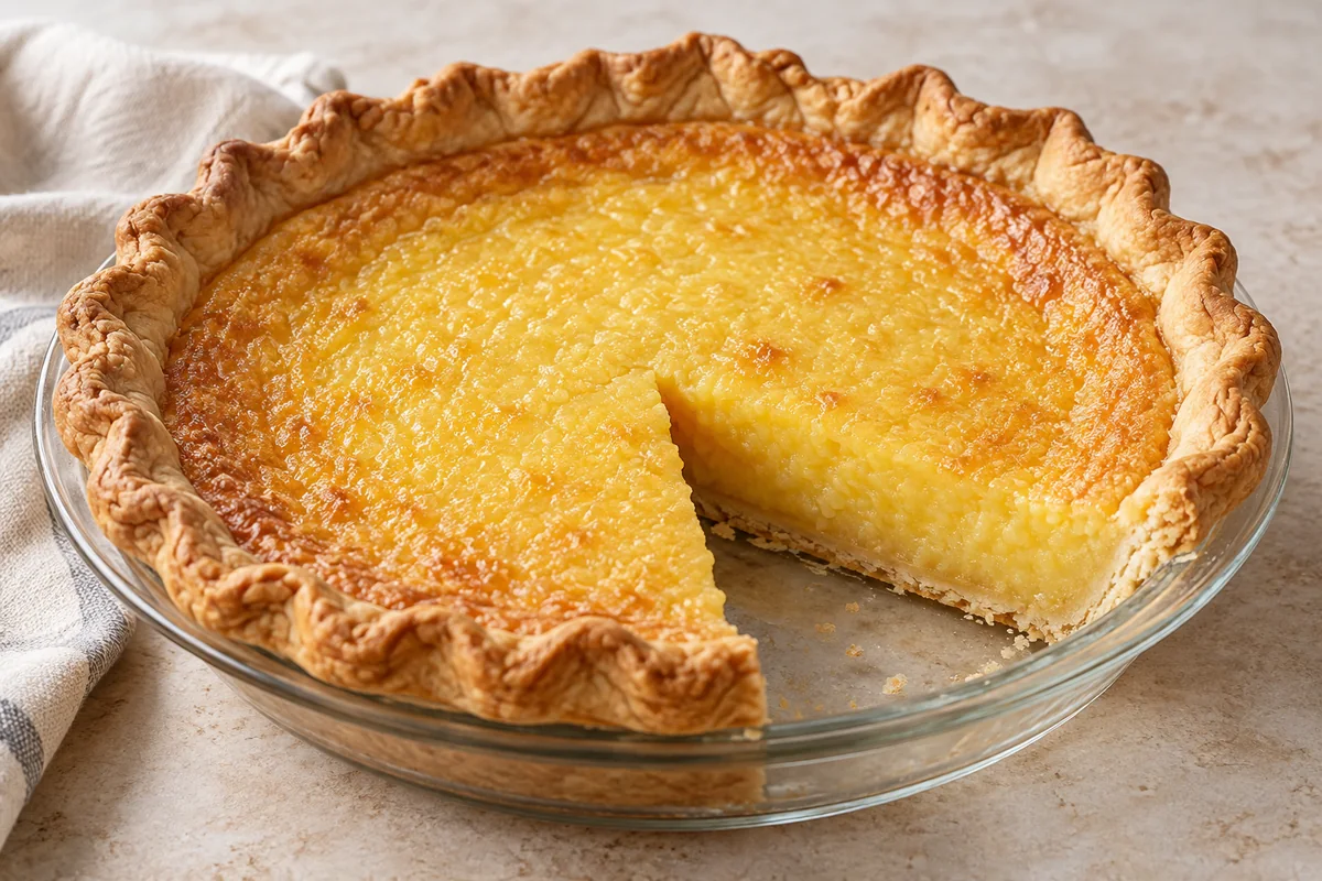 Lemon Chess Pie — AI-generated recipe illustration
