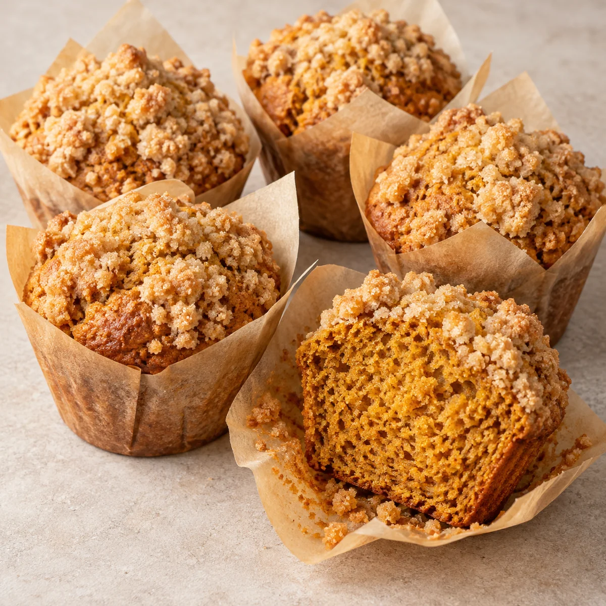 Sourdough Discard Pumpkin Muffins — AI-generated recipe illustration